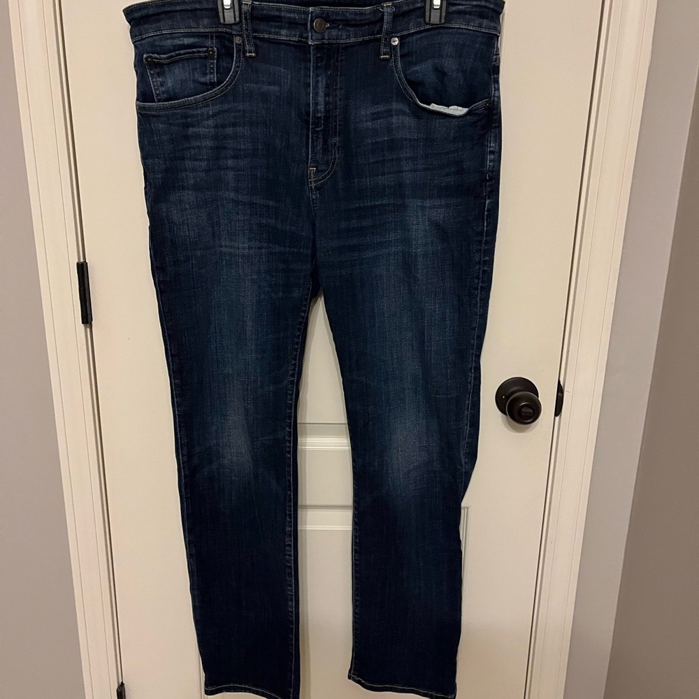 Lucky Brand Men's Straight Jeans - Dark Blue